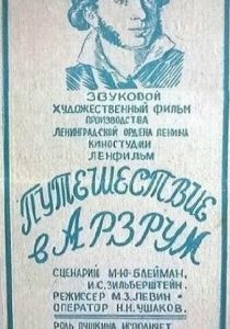 Путешествие в Арзрум 1937 скачать торрент