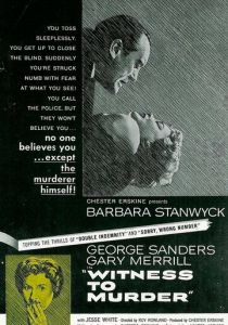 Свидетель убийства 1954 скачать торрент